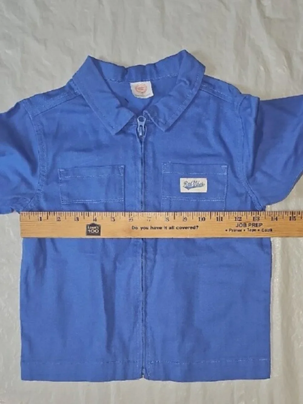 Wonder Nation Little Boy Size 4 Cotton Twill Chore Zippered Jacket, Lightweight